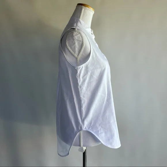 NWT Rag & Bone Kent Sleeveless Button Down Shirt - sz S - Picture 3 of 6